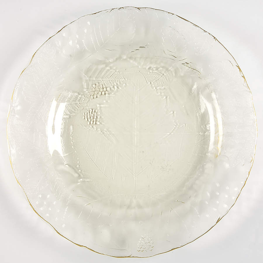 Woodbury Yellow Glassware Salad Plate by Nikko-1