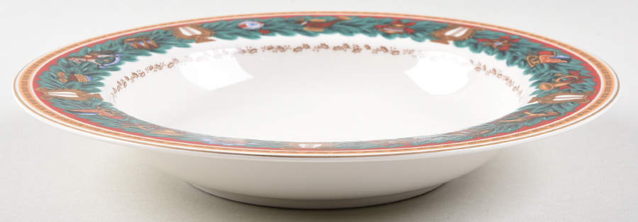 Yuletide Large Rim Soup Bowl by Nikko-1