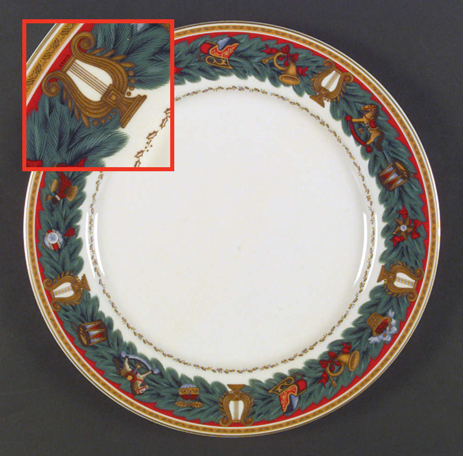 Yuletide Dinner Plate by Nikko-1