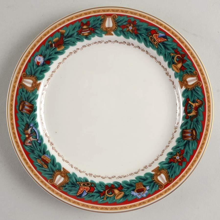 Yuletide Salad Plate by Nikko-1