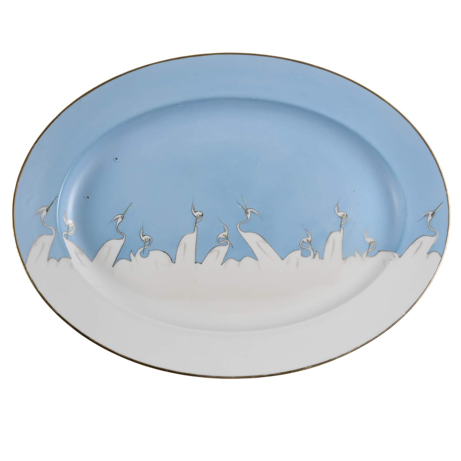 MIB3 16" Oval Serving Platter by Mitsu-Boshi (Japan)-1