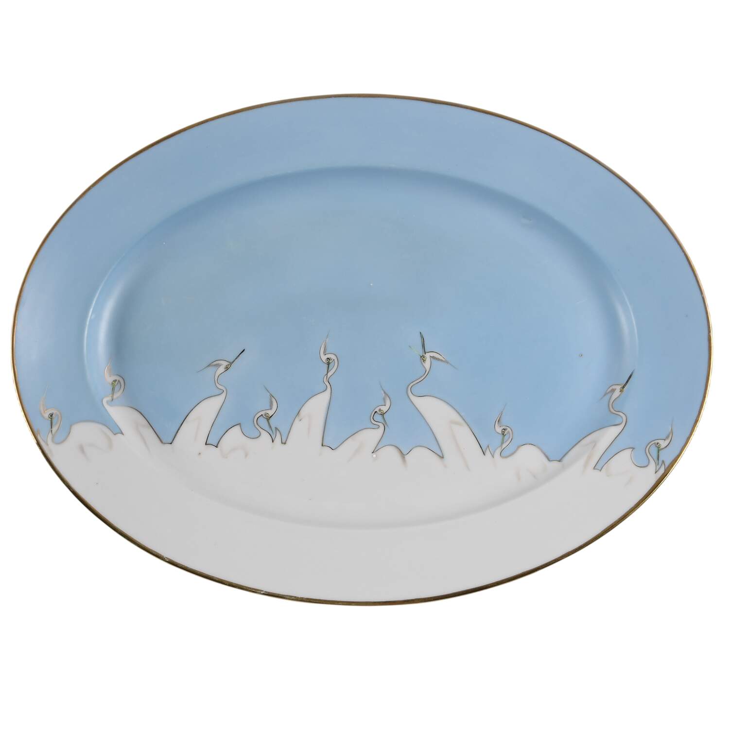 MIB3 13" Oval Serving Platter by Mitsu-Boshi (Japan)-1