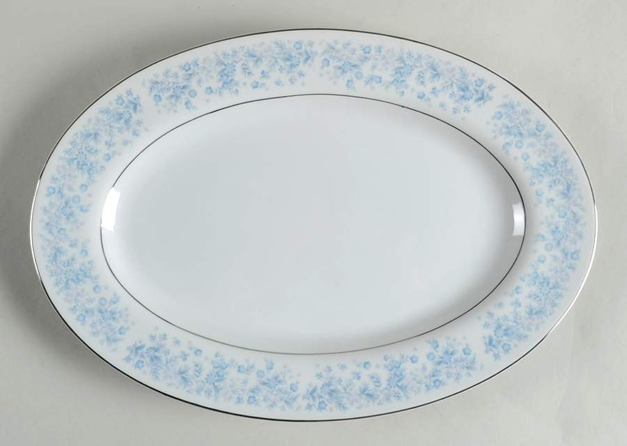 Bernadine 14" Oval Serving Platter by Nitto-1