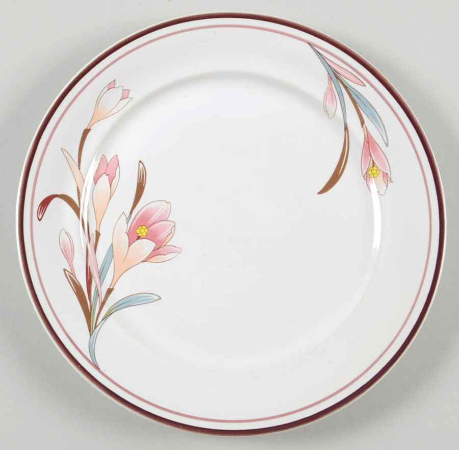 Bouquet Rouge Salad Plate by Nitto-1