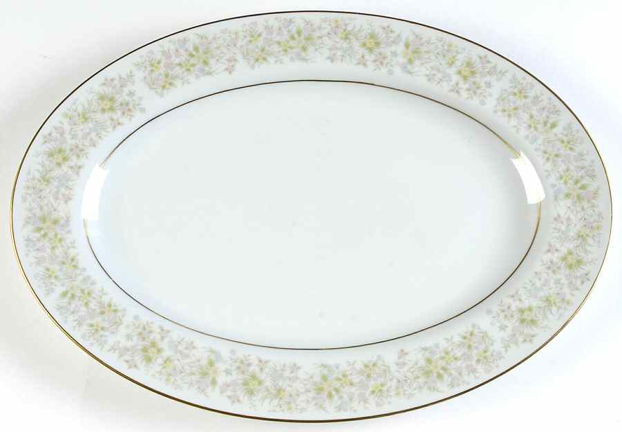 Botanica 14" Oval Serving Platter by Nitto-1