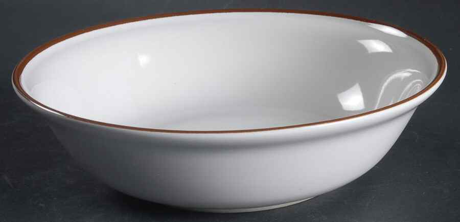 Calico Garden Brown Coupe Cereal Bowl by Nitto-1