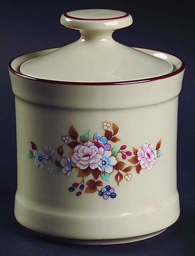 Country Cottage Sugar Bowl & Lid by Nitto-1