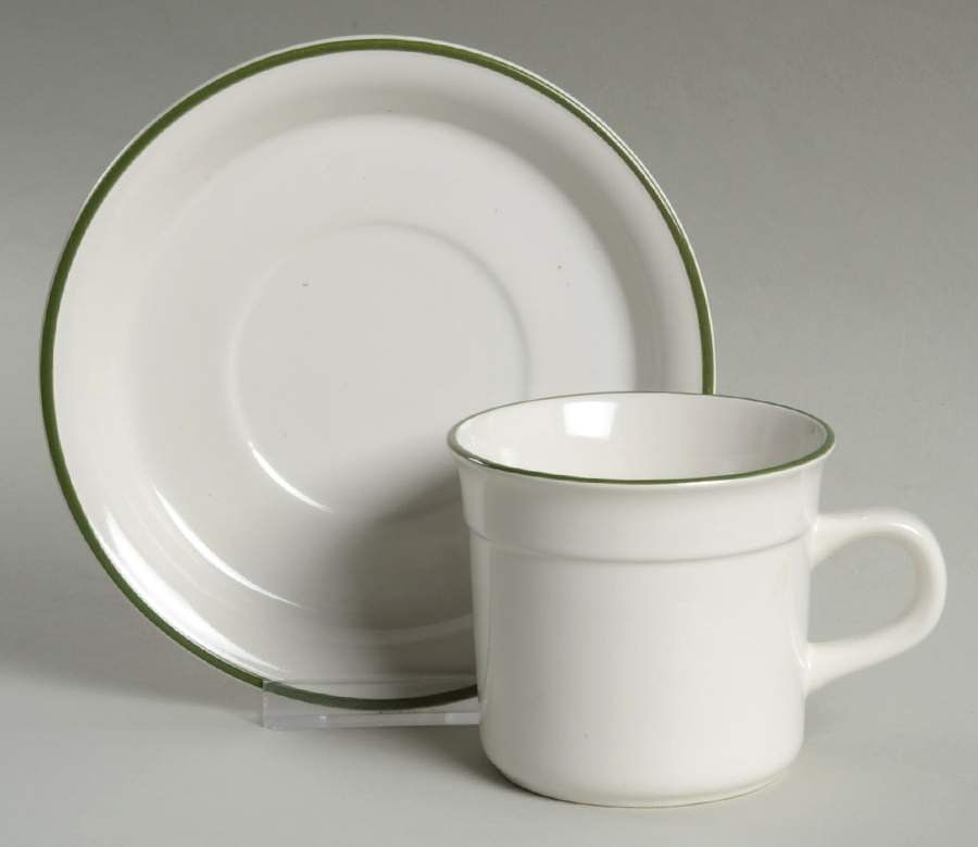 Country Life Flat Cup & Saucer Set by Nitto-1