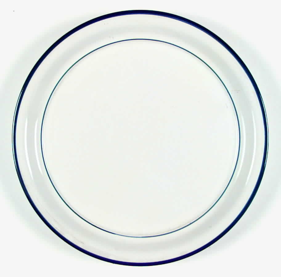 Couplet Blue Dinner Plate by Nitto-1