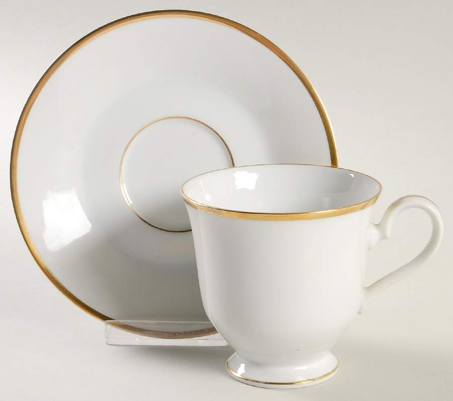 Empress Footed Cup & Saucer Set by Nitto-1
