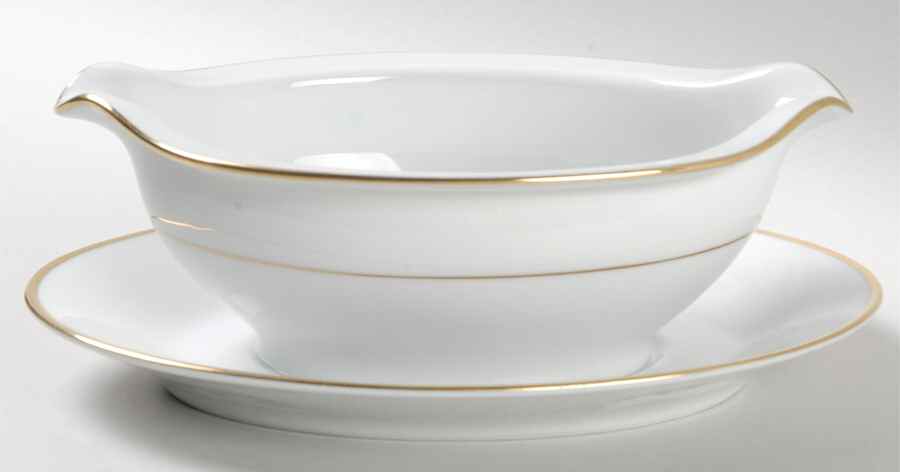 Empress Gravy Boat with Attached Underplate by Nitto-1