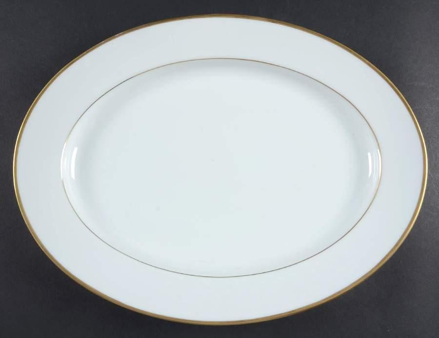 Empress 13" Oval Serving Platter by Nitto-1