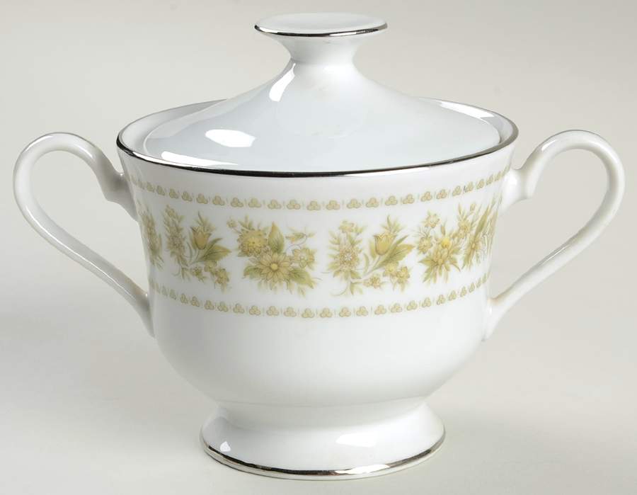 Garden Lace Sugar Bowl & Lid by Nitto-1