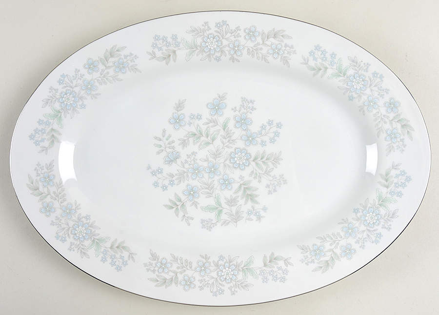 Harrington 14" Oval Serving Platter by Nitto-1