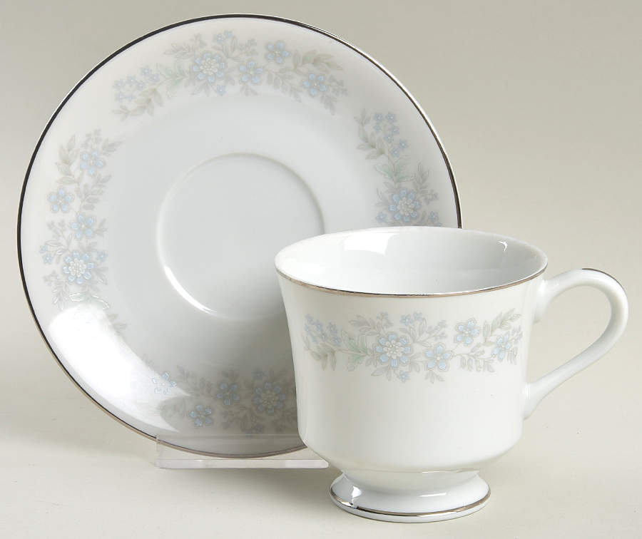 Harrington Footed Cup & Saucer Set by Nitto-1