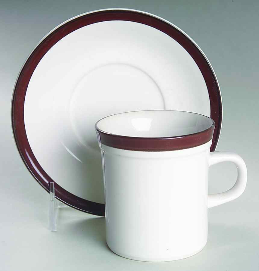 Hot Chocolate Flat Cup & Saucer Set by Nitto-1
