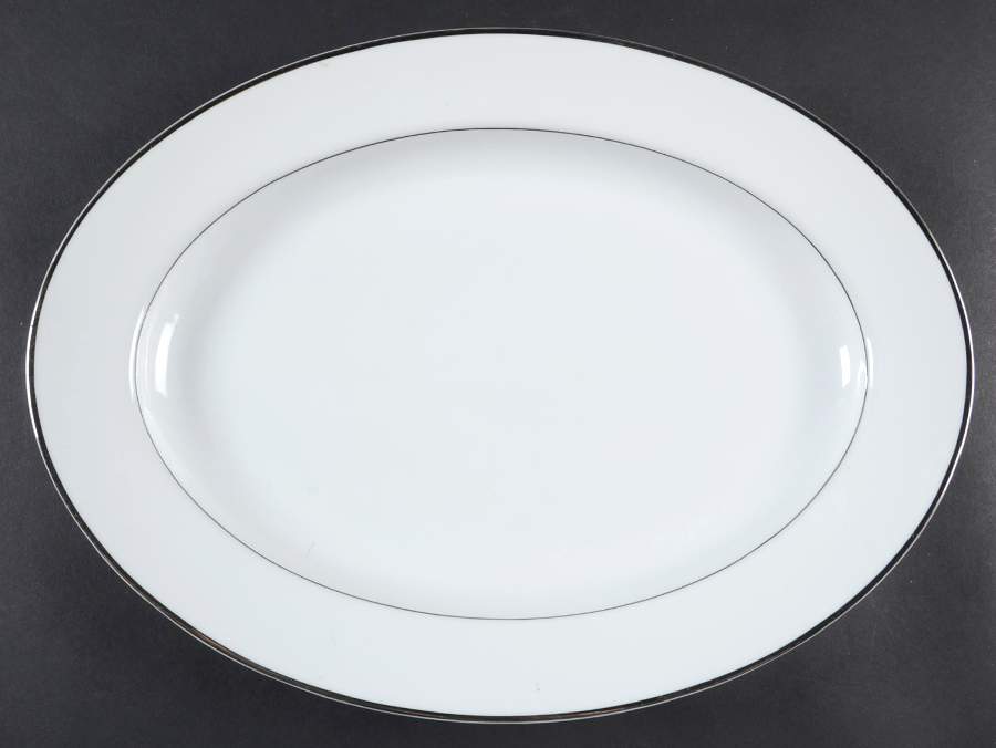 Ingrid 14" Oval Serving Platter by Nitto-1