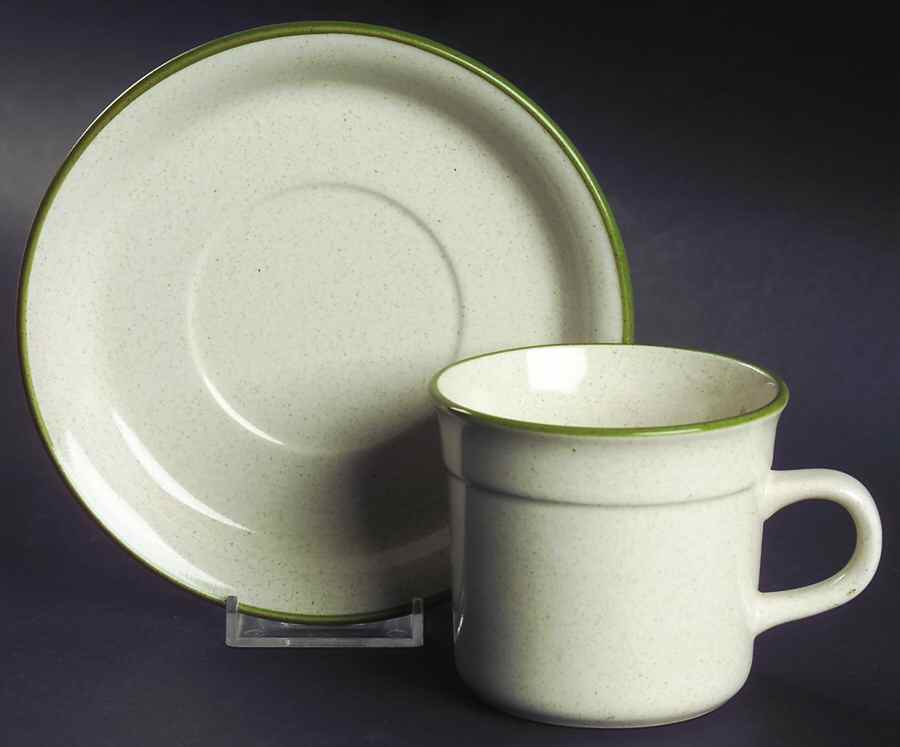 Mesa Flower Flat Cup & Saucer Set by Nitto-1
