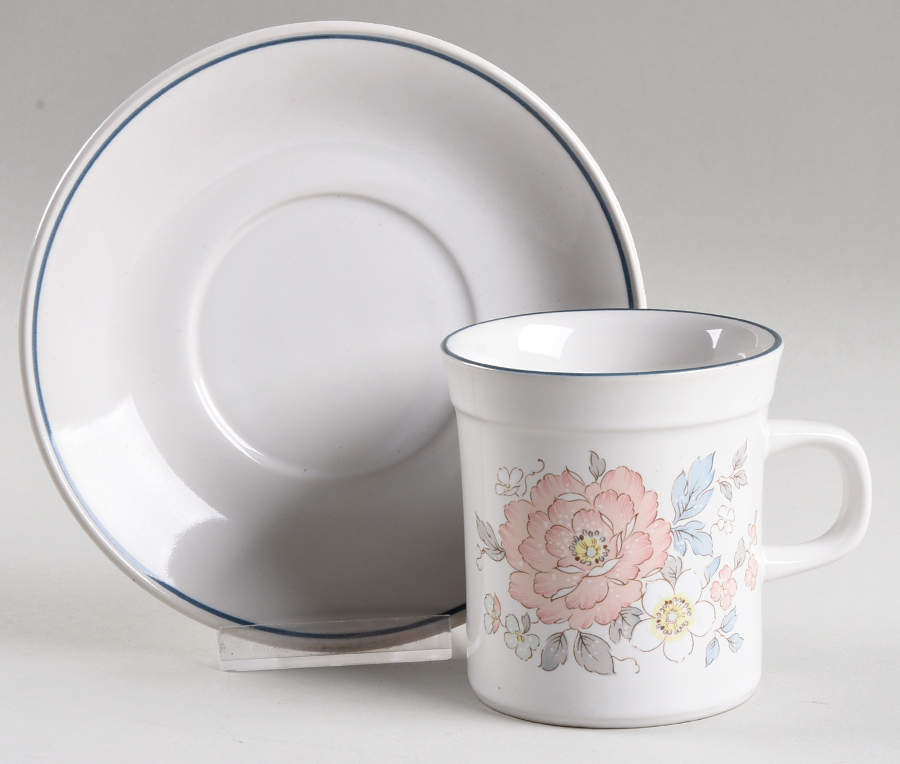 Merrimount Flat Cup & Saucer Set by Nitto-1