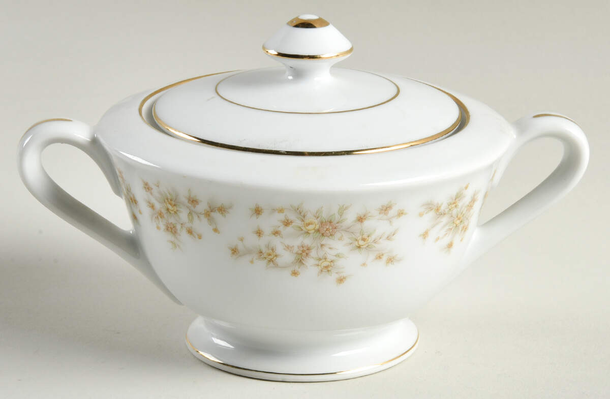 Melrose Sugar Bowl & Lid by Nitto-1