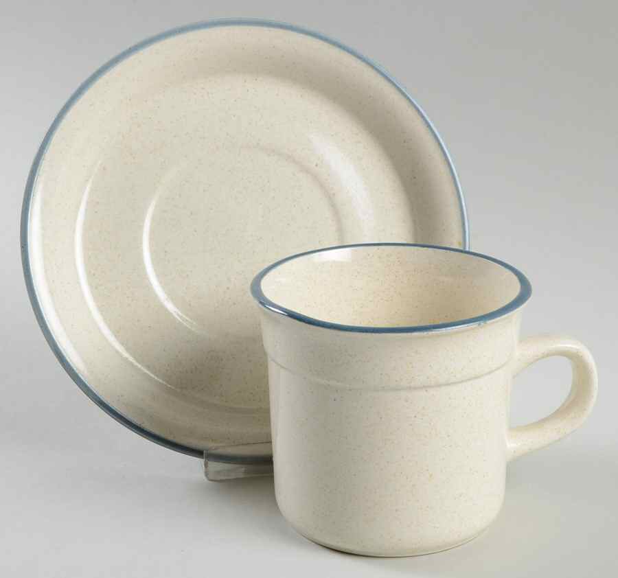 Nordic Nights Flat Cup & Saucer Set by Nitto-1