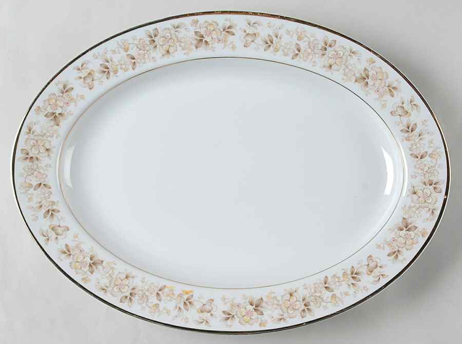 Oakbrook 14" Oval Serving Platter by Nitto-1