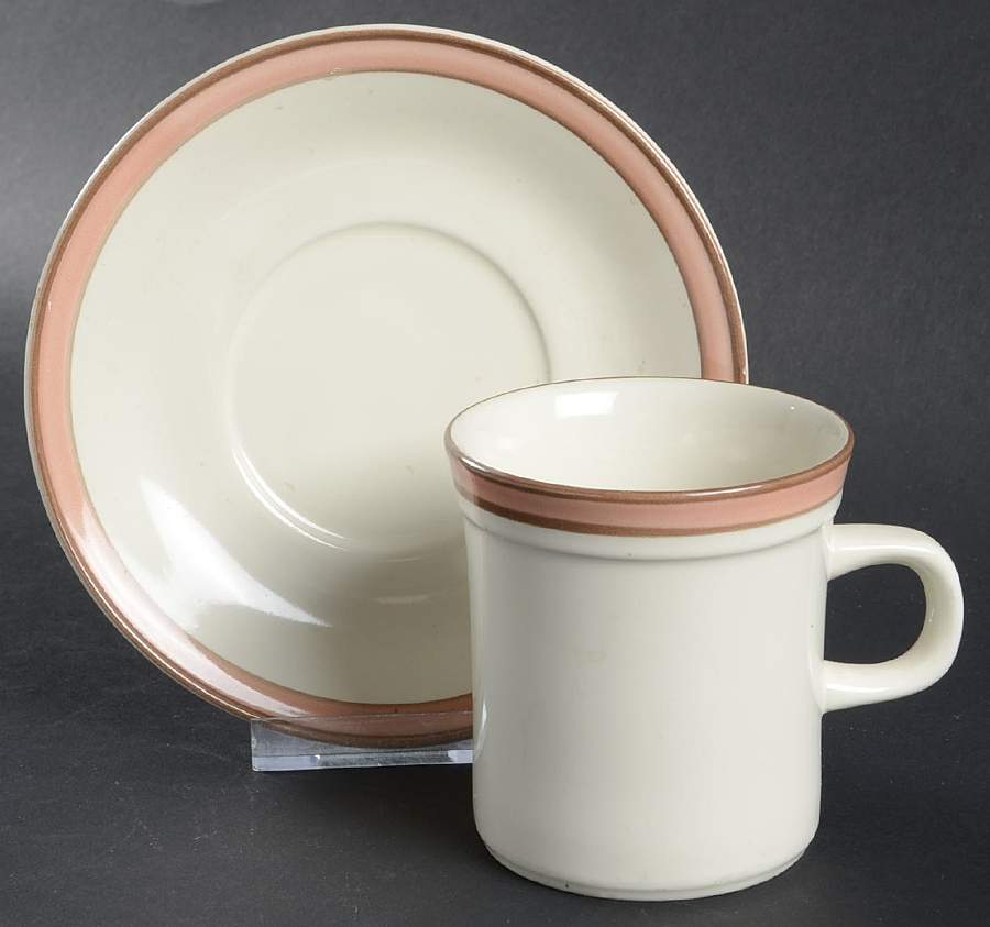 Persian Garden Flat Cup & Saucer Set by Nitto-1