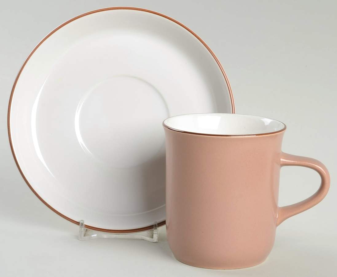 Pongee Flat Cup & Saucer Set by Nitto-1