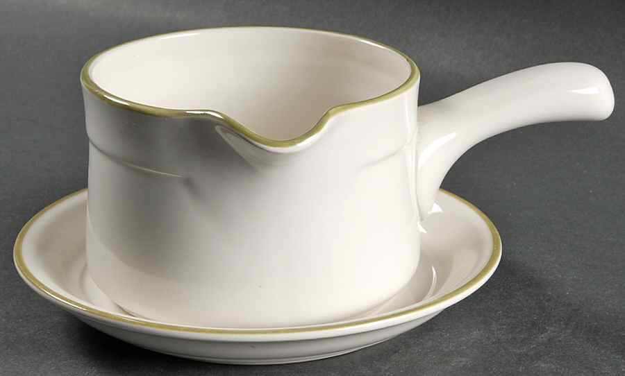Poppycock Gravy Boat & Underplate by Nitto-1