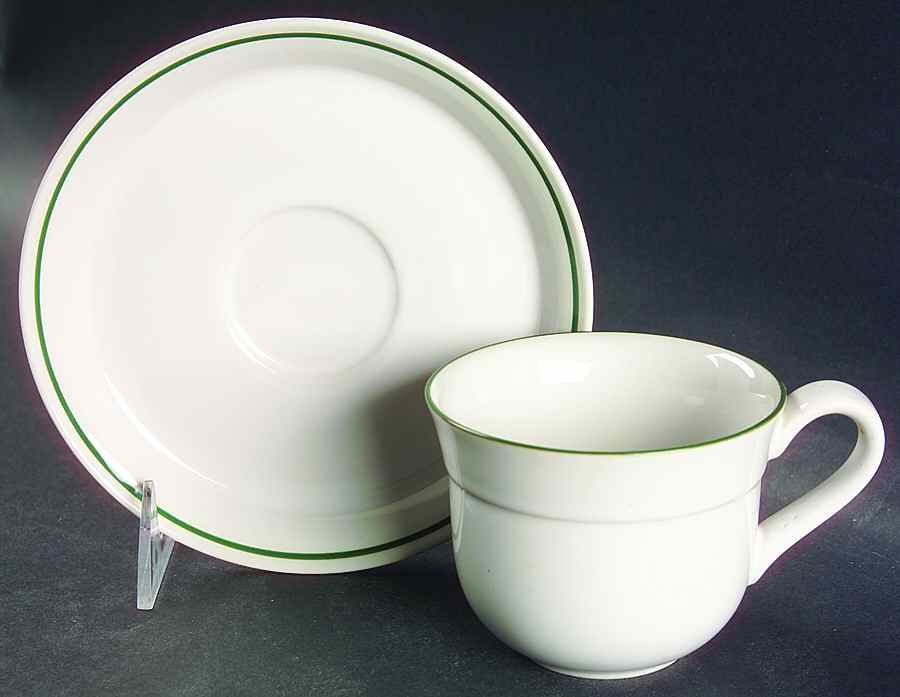 Rusticrose Flat Cup & Saucer Set by Nitto-1