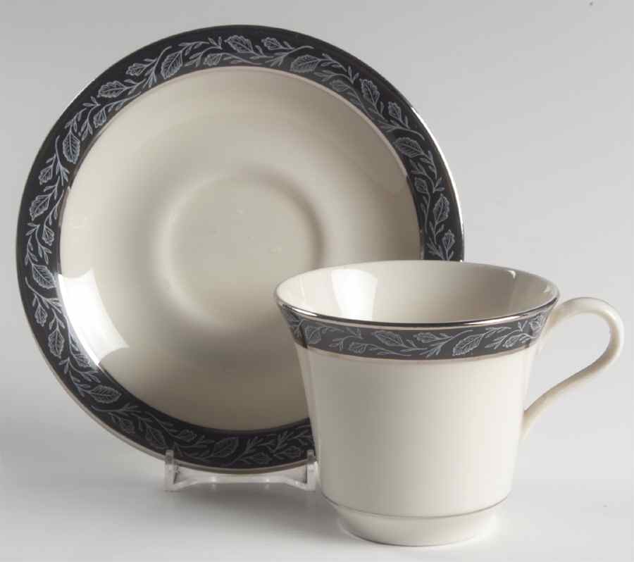 Prestige Flat Cup & Saucer Set by Nobility-1