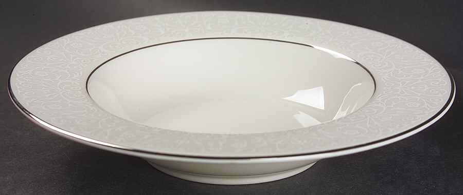 Queens Bouquet Rim Soup Bowl by Nobility-1