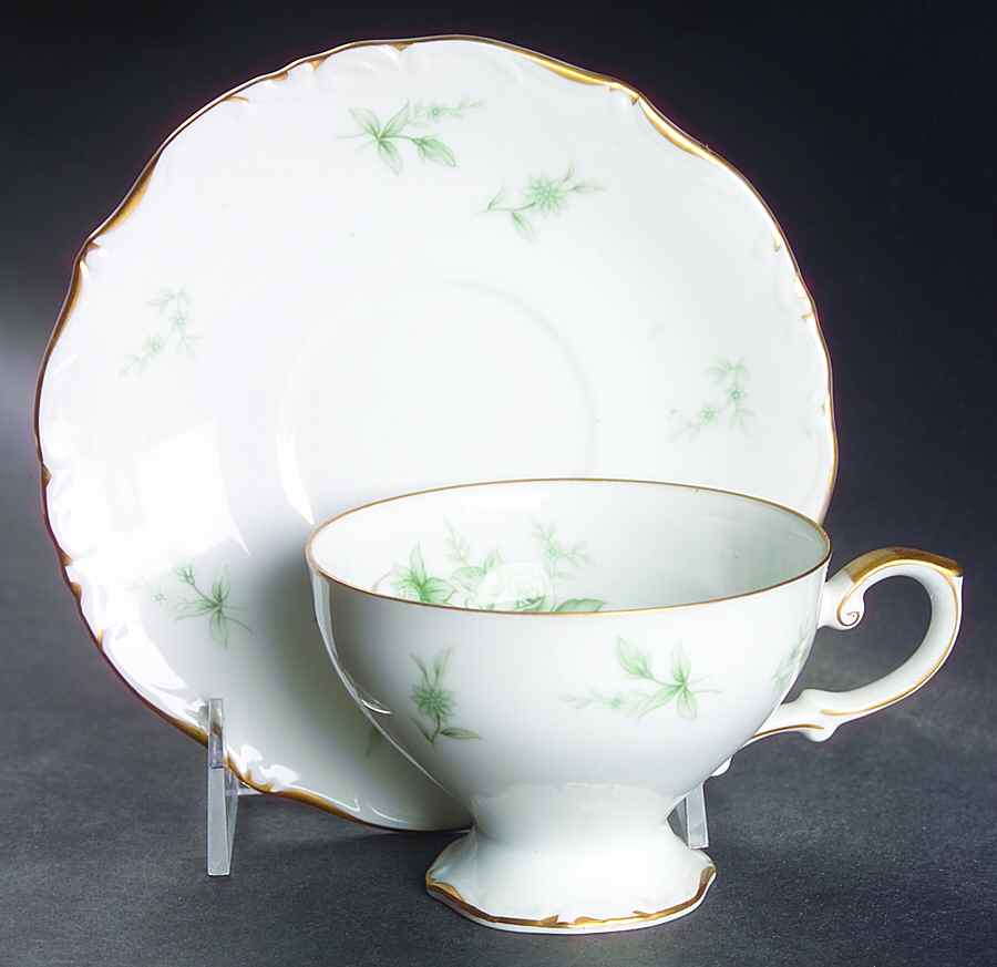 Coventry Footed Cup & Saucer Set by Normandy-1