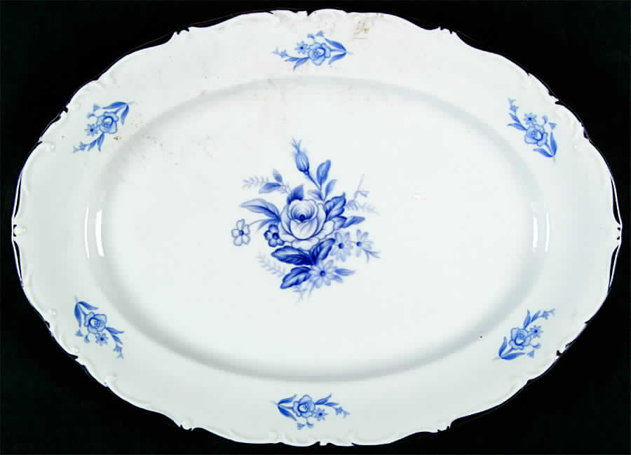 Rhapsody 12" Oval Serving Platter by Normandy-1
