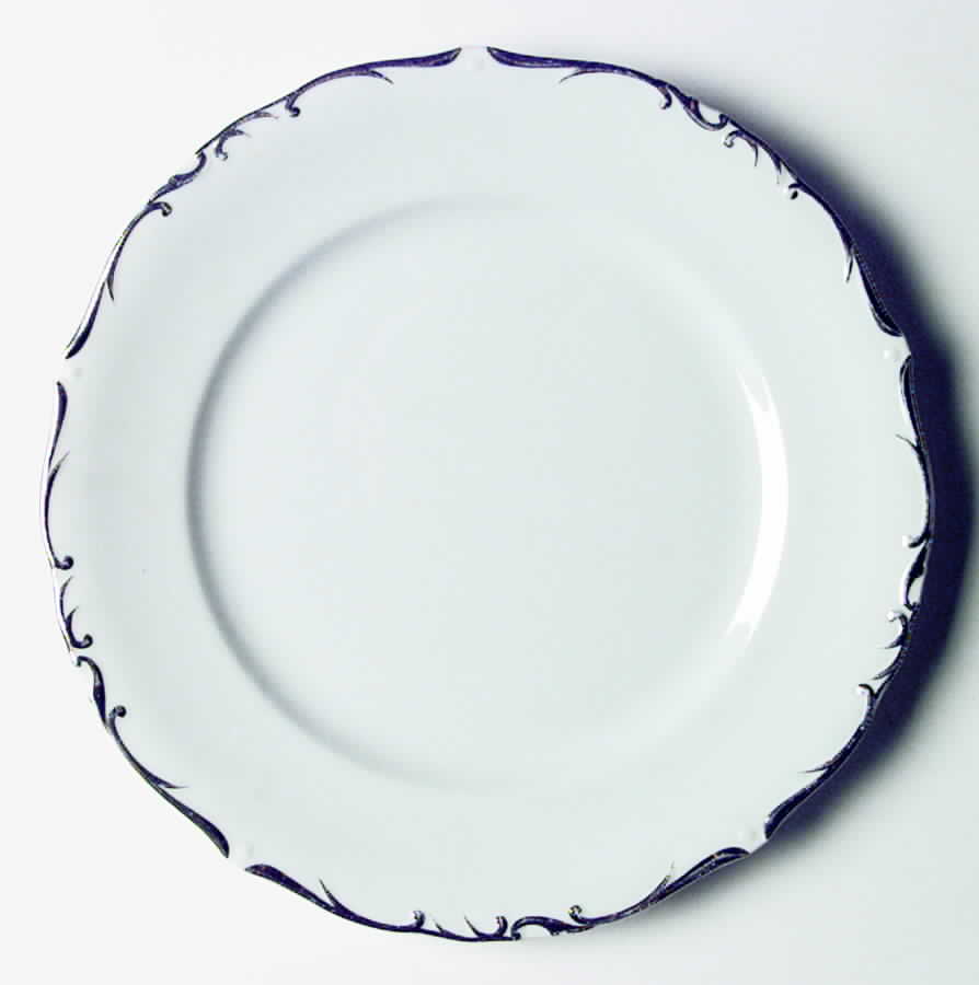 Silver Queen Dinner Plate by Normandy-1