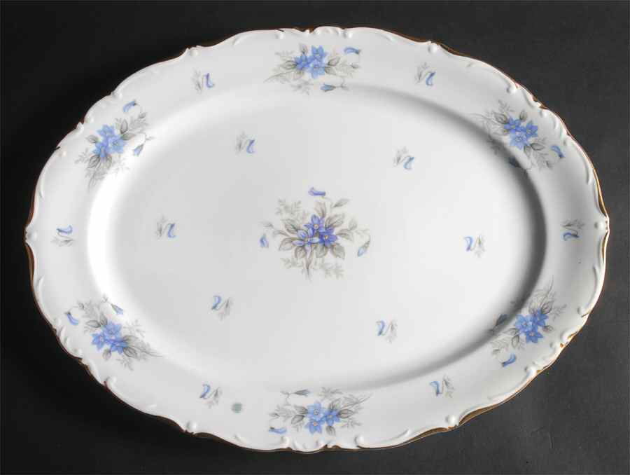 Violetta 16" Oval Serving Platter by Normandy-1
