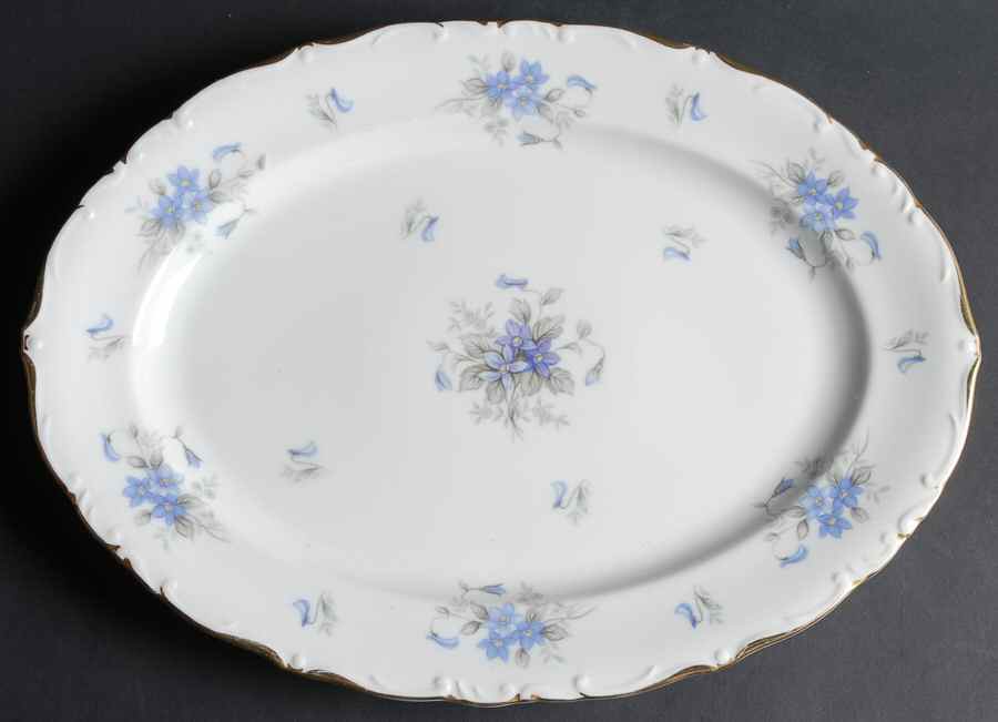 Violetta 14" Oval Serving Platter by Normandy-1