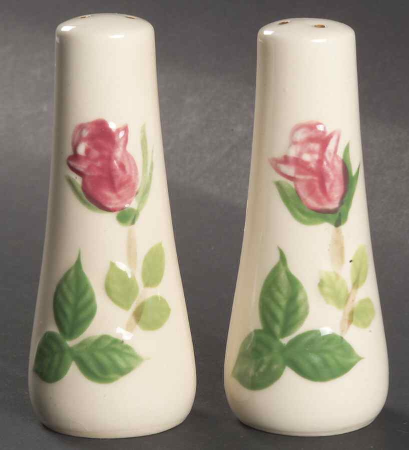 American Beauty Rose Salt & Pepper Set by Norleans-1