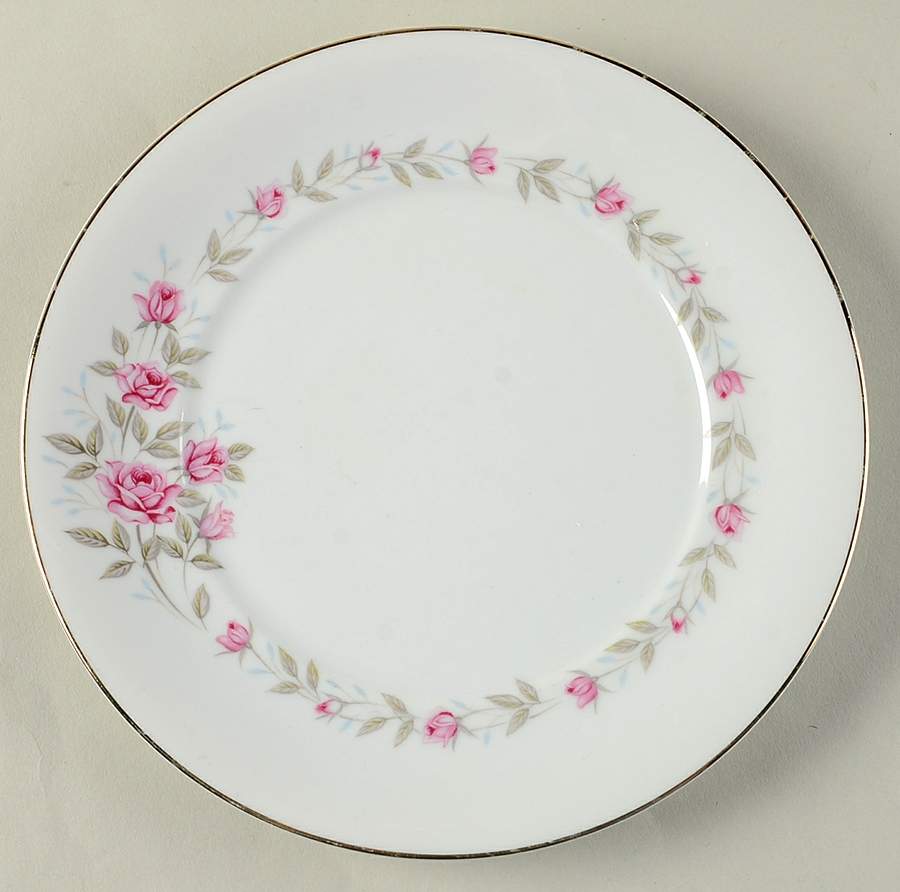 Bridal Rose Salad Plate by Norleans-1