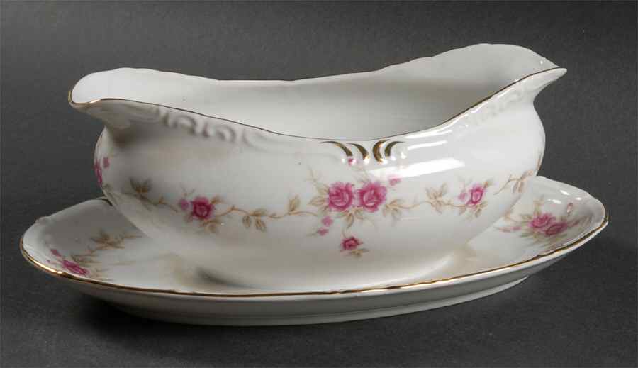 Caroline Gravy Boat with Attached Underplate by Norleans-1