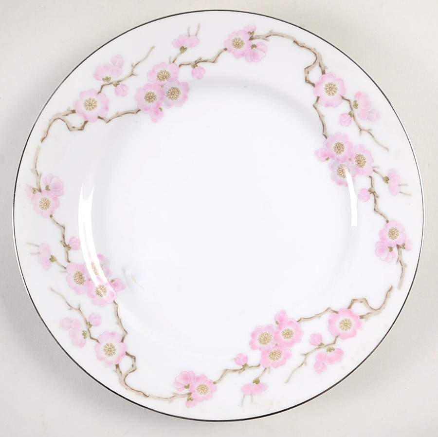 Cherry Blossom Salad Plate by Norleans-1