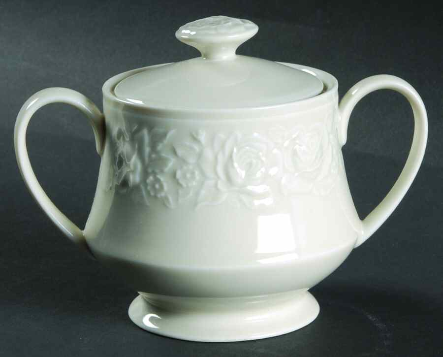 Chateau Rose Sugar Bowl & Lid by Norleans-1