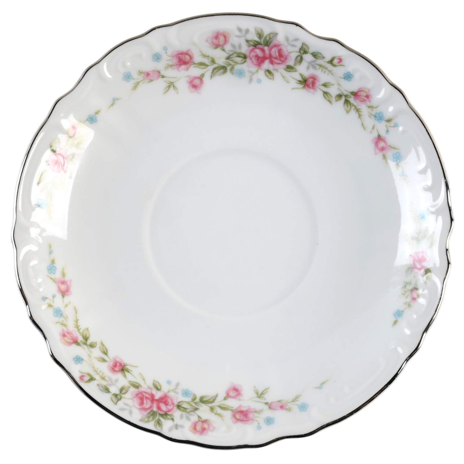 Colonial Rose Saucer by Norleans-1