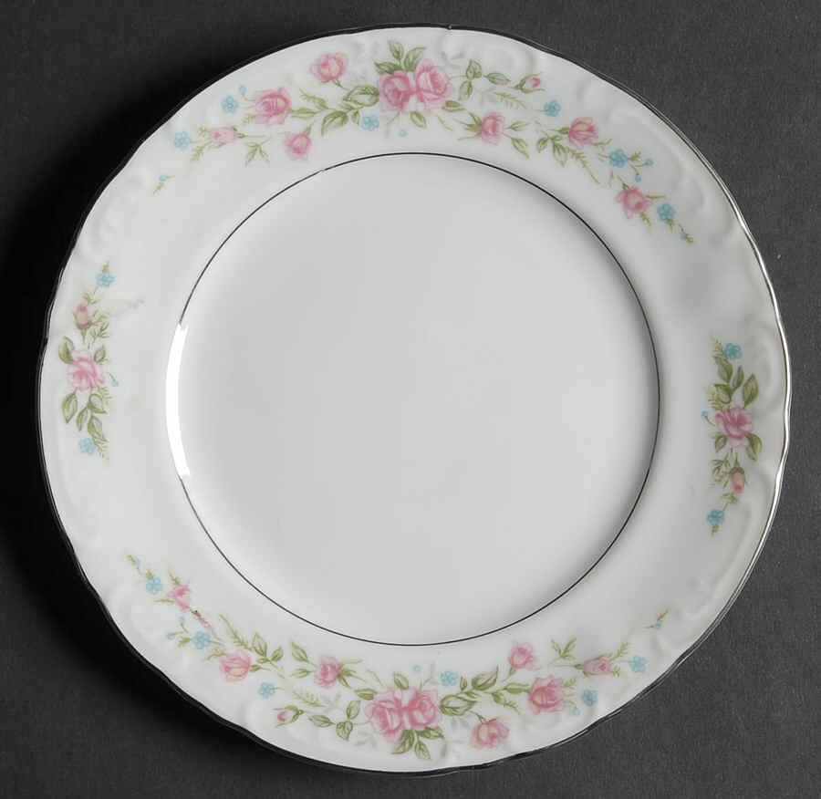 Colonial Rose Bread & Butter Plate by Norleans-1