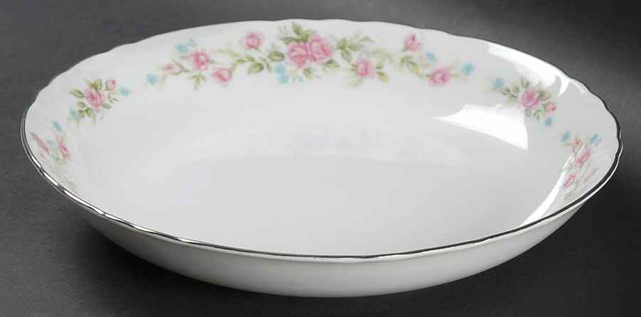 Colonial Rose Coupe Soup Bowl by Norleans-1