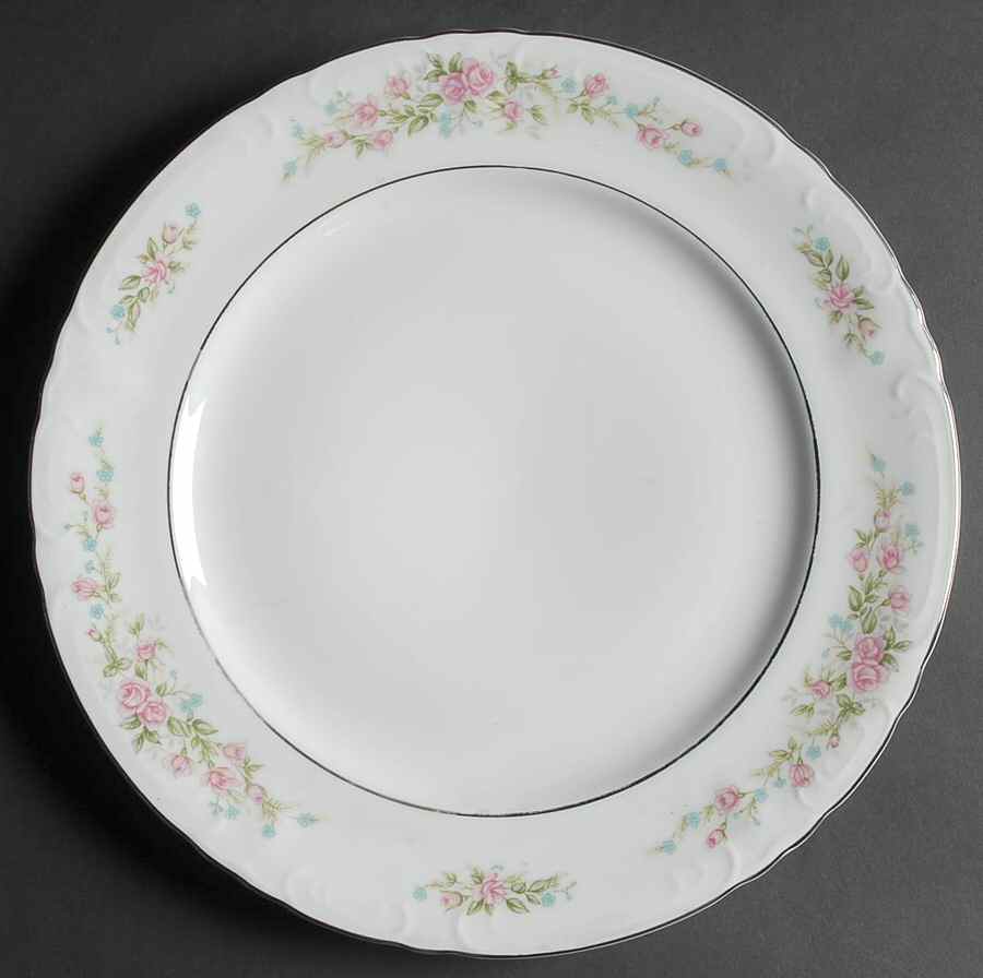 Colonial Rose 12" Chop Plate (Round Platter) by Norleans-1