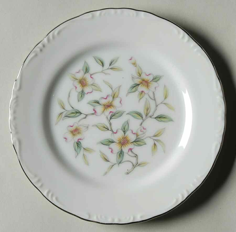 Dogwood Bouquet Bread & Butter Plate by Norleans-1