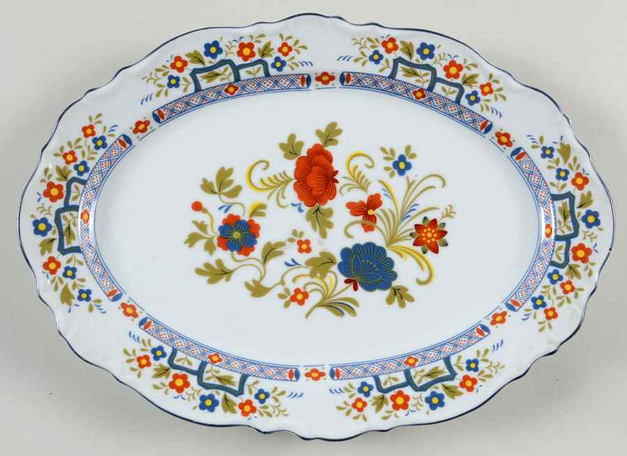 Elegance 12" Oval Serving Platter by Norleans-1