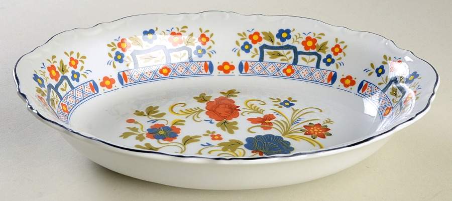 Elegance 10" Oval Vegetable Bowl by Norleans-1