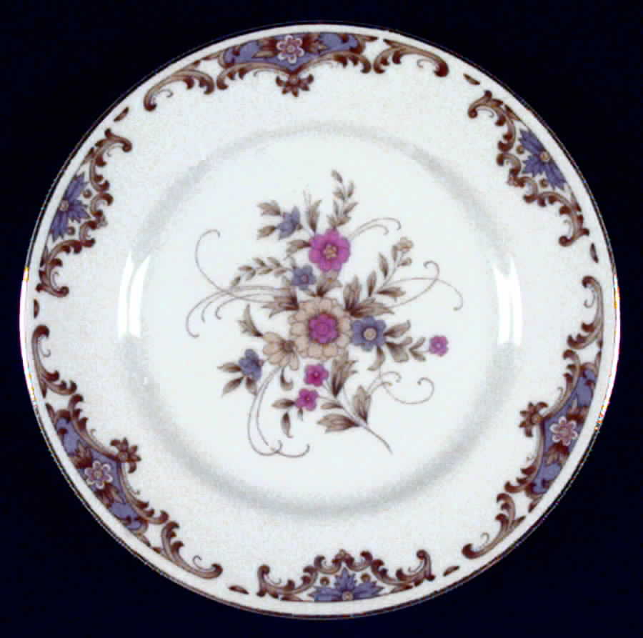 Fantasy (Gold Trim) Bread & Butter Plate by Norleans-1